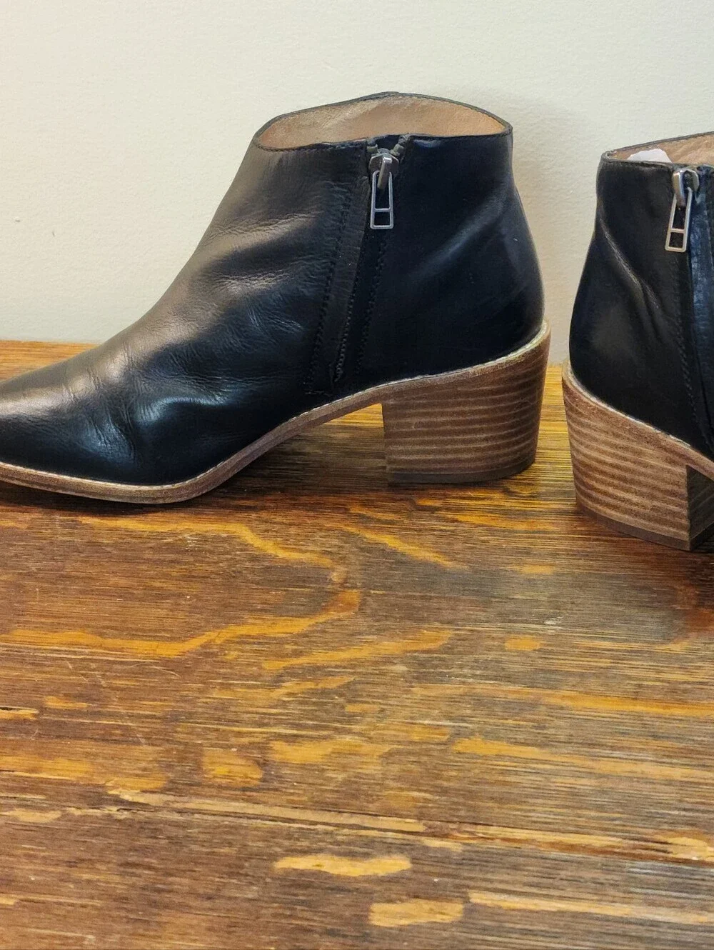 Madewell black leather